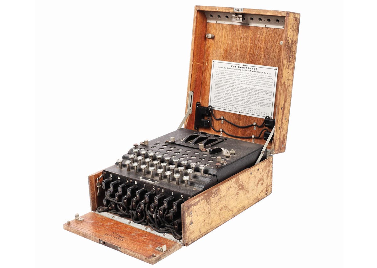 a german enigma machine