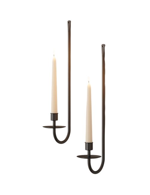 Metal Wall Candle Sconce Holder Set of 2