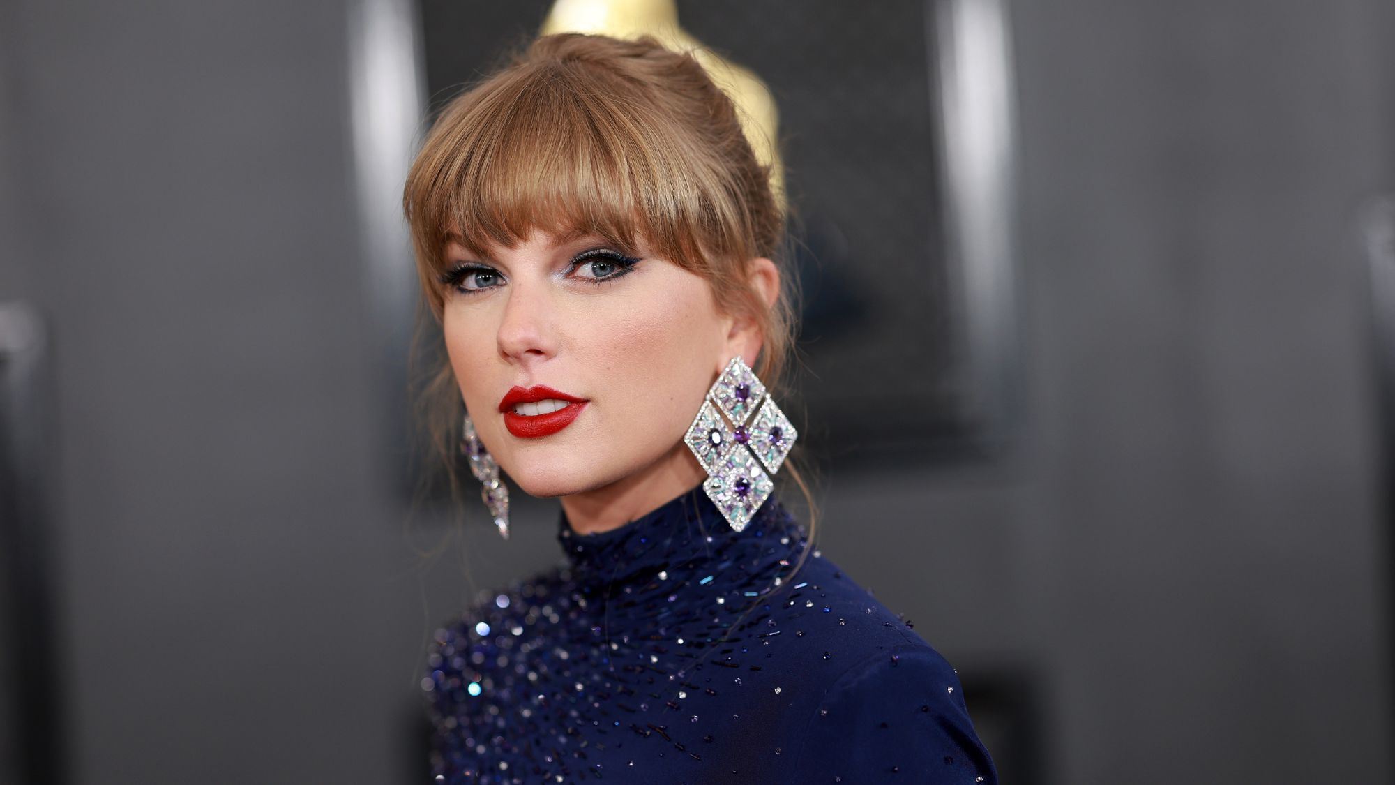 Taylor Swift attends the 65th Grammy Awards