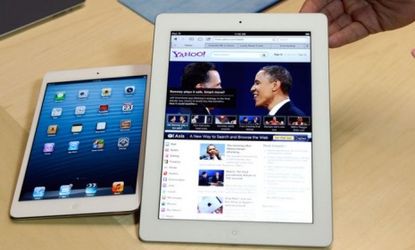 The new iPad mini and the fourth generation iPad on Oct. 23: The new diminutive tablet may prove too pricey for consumers who don't think the Mini is different enough from the competition to 