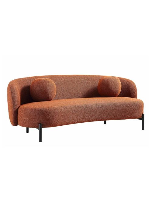 Amboise 3-Seater Curved Sofa With Ball Cushions&nbsp;