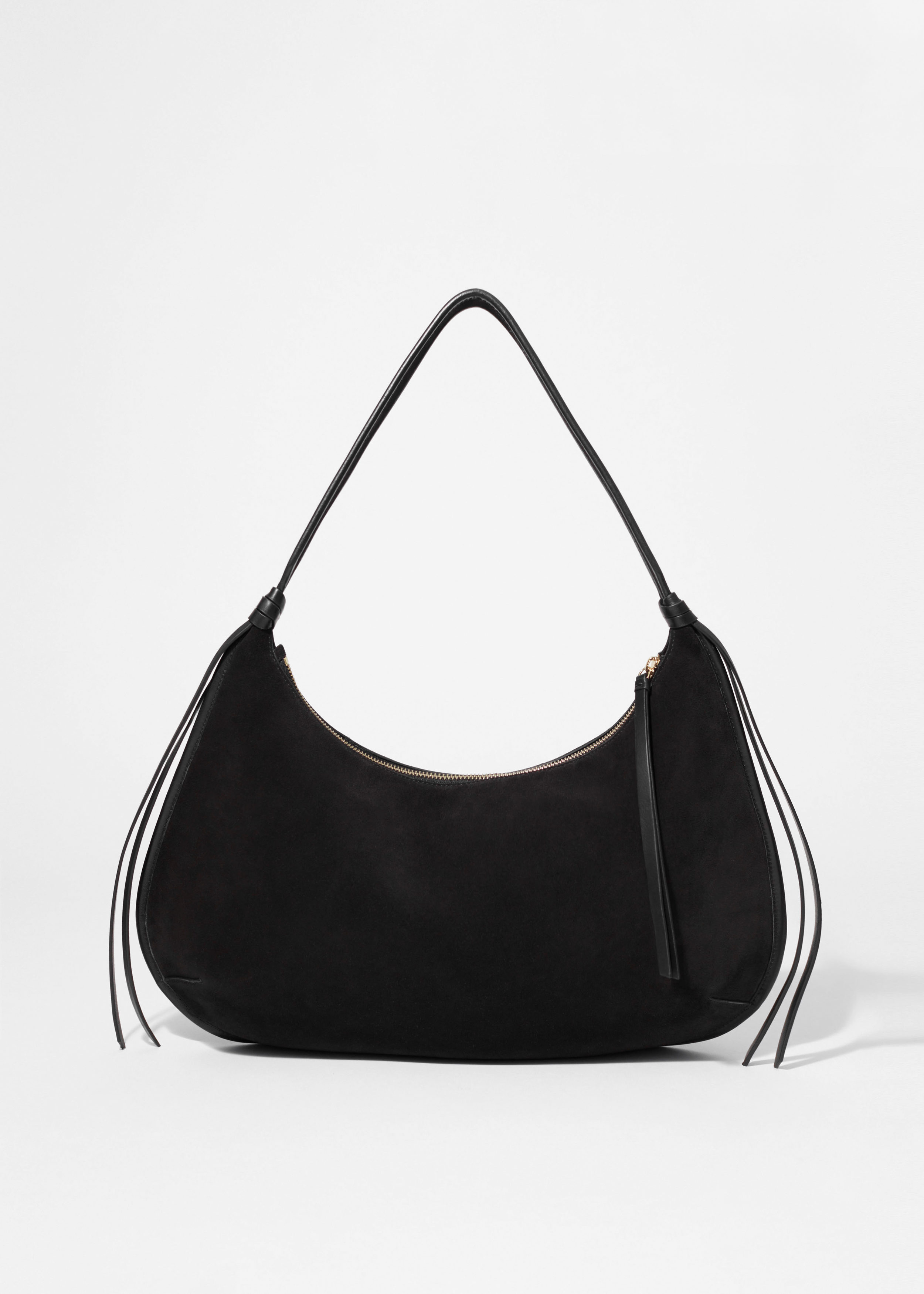 Fringed Suede Shoulder Bag
