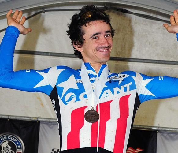 Adam Craig (Team Giant) was awarded "most agressive rider" award and cheque.