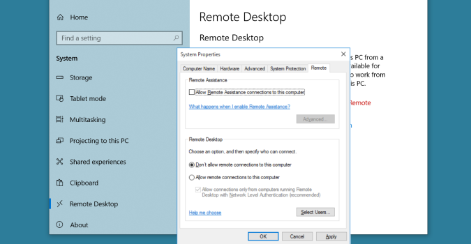 windows 10 remote assistance easy connect