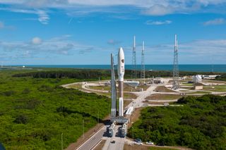 Atlas 5 Rocket with AEHF 3 Communications Satellite
