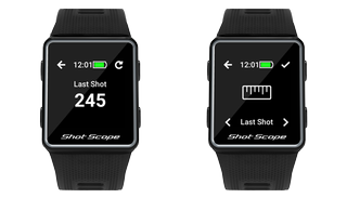The last shot measuring function as shown on the shotcope g3 gps watch
