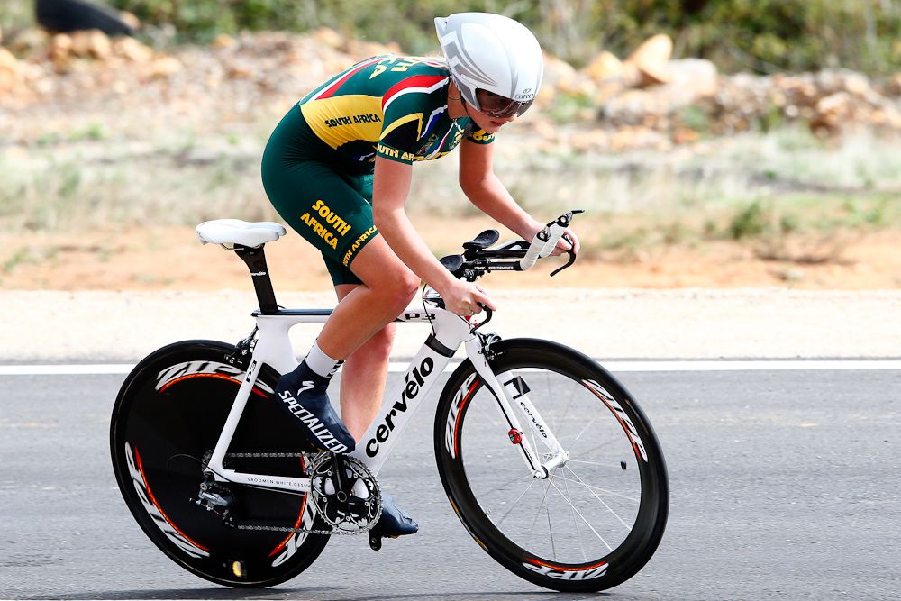 Heidi Dalton competes for South Africa in the 2014 World Championships