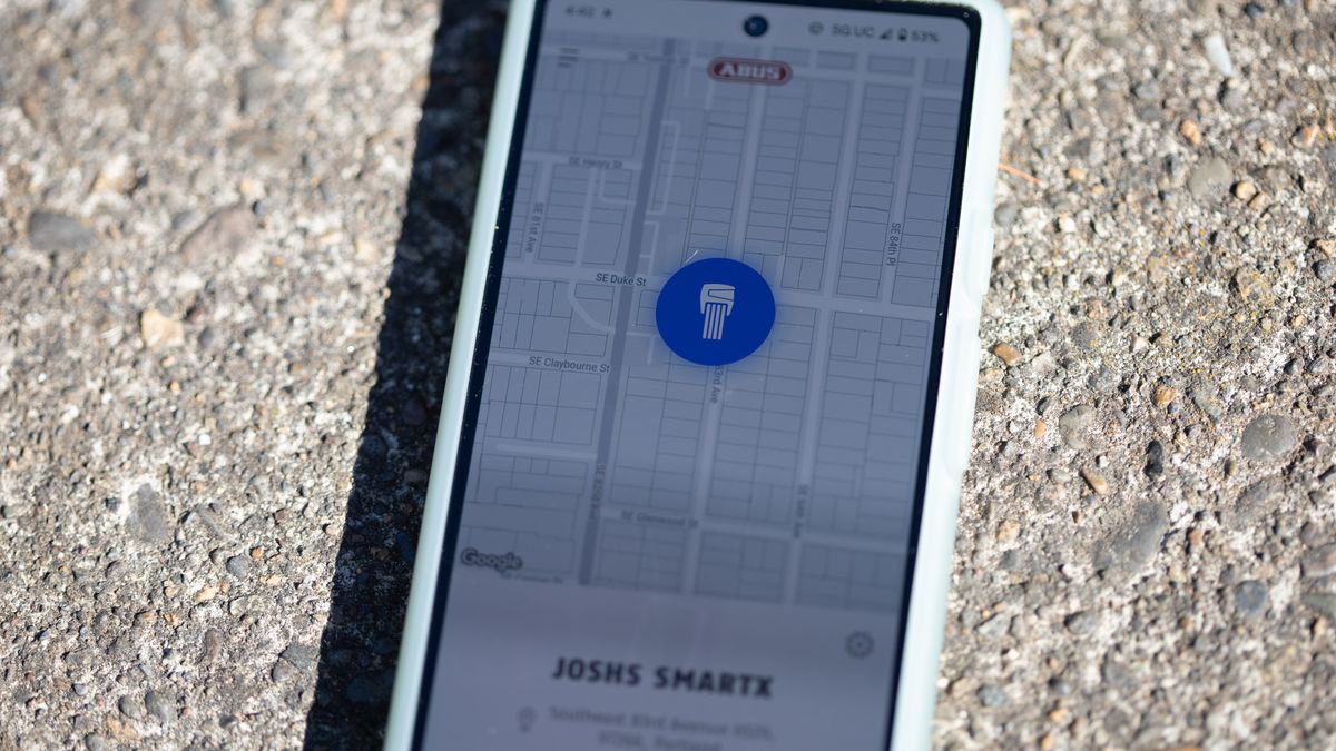 Abus Bordo 6500A SmartX locked status in the app