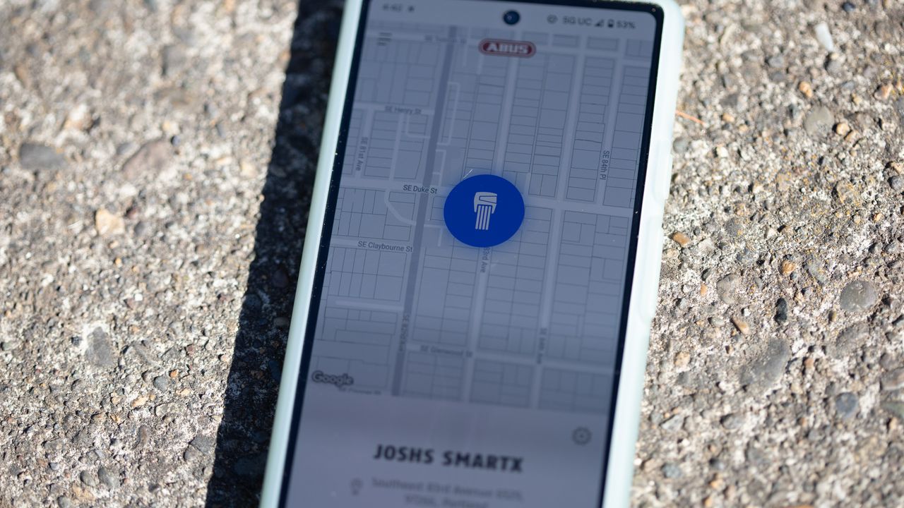Abus Bordo 6500A SmartX locked status in the app