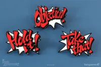 Ace Attorney pin set ($19)