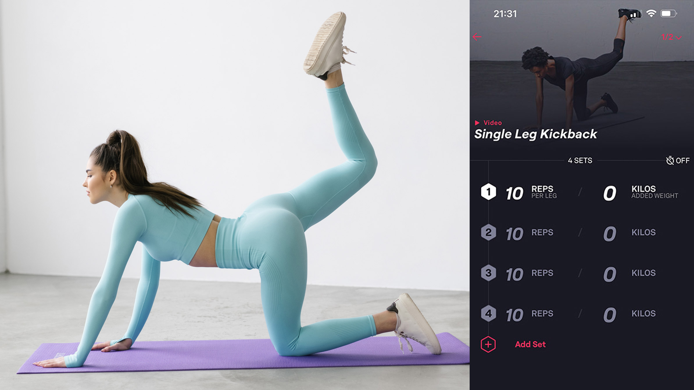 Premium AI Image  A pretty girl wearing yoga pants doing squat generative  ai