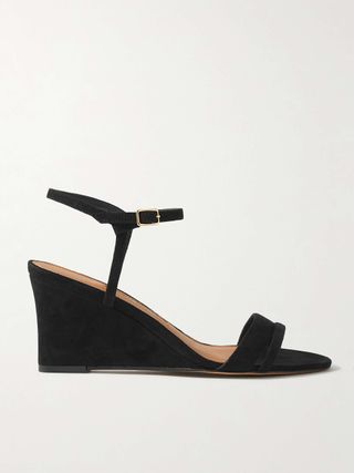 Suede Wedge Sandals