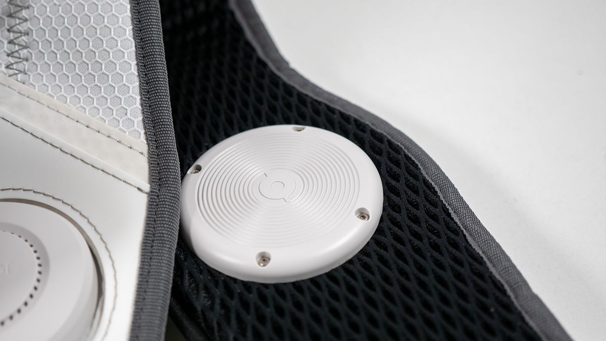 The underside of a haptic motor on the Woojer Haptic Vest 3
