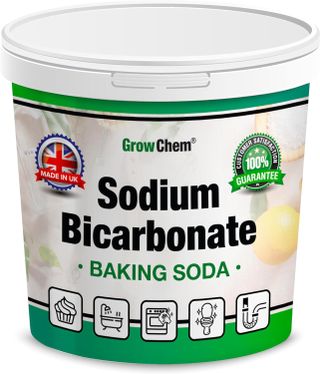 Bucket of sodium bicarbonate