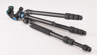 A Benro Mach3 tripod on a white background