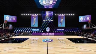 A first look at how the court will look for the new Unrivaled league games.