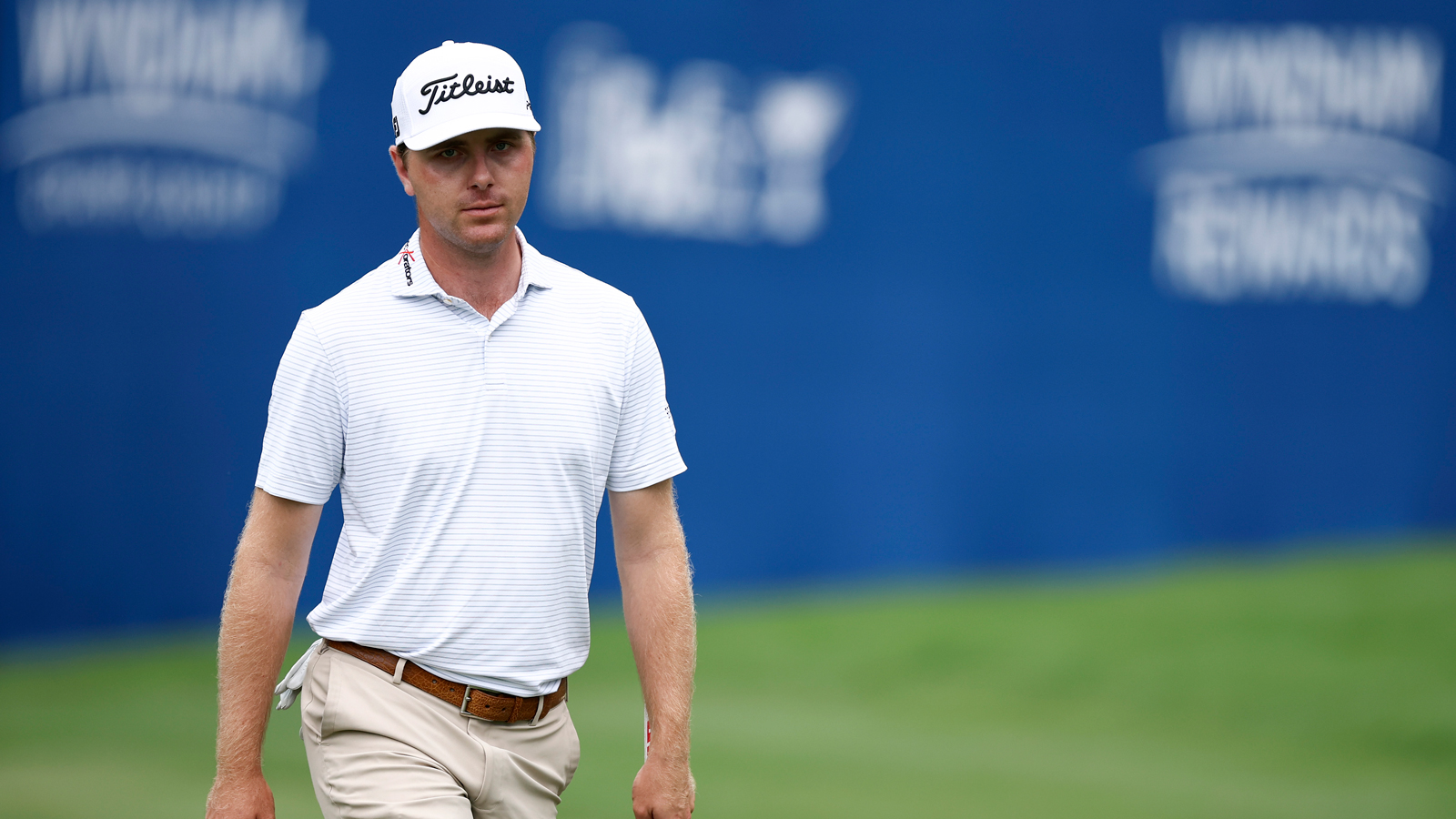 Ryan Gerard walks off the green