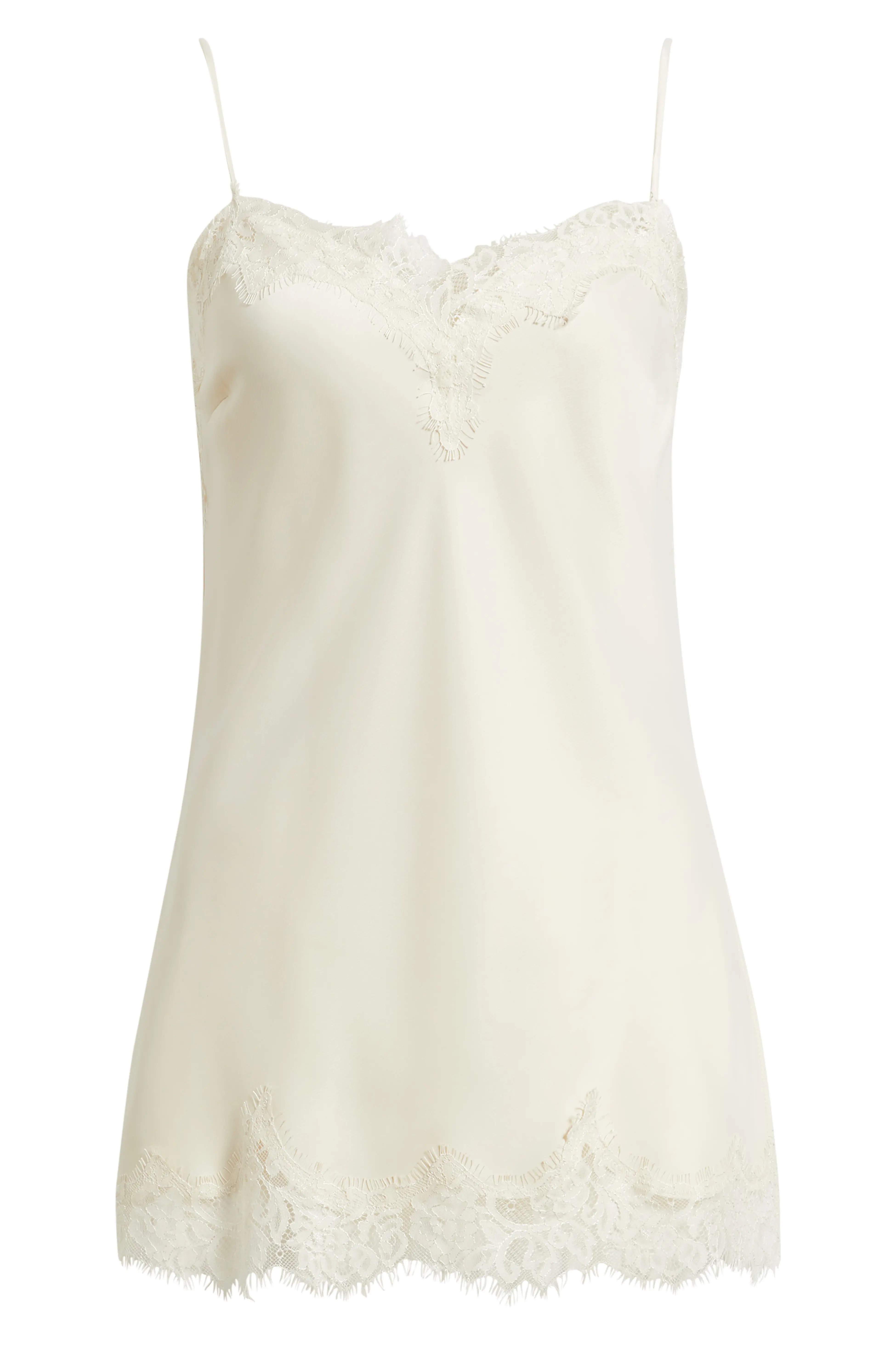 Open Edit, Lace Trim Satin Camisole