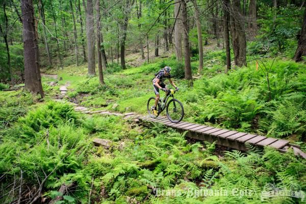 Jeremiah Bishop is well out in front in the men's GC