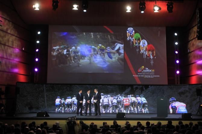 There was a tribute to Jos&eacute; Mar&iacute;a Jim&eacute;nez during the 2014 Vuelta route presentation