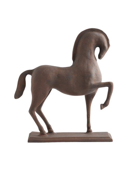 Standing Horse Metal Decorative Sculpture