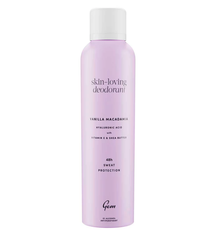 Gem Skin-Loving Vanilla Macadamia Antiperspirant Deodorant 200ml
