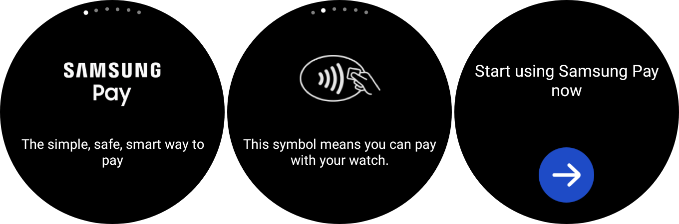 Galaxy Watch 5'te Samsung Pay için ilk izlenecek yol