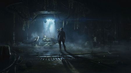 Cal Kestis and BD-1 standing in front of a strange lab in Star Wars Jedi: Survivor