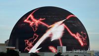 The Metallica-branded Sphere in Las Vegas