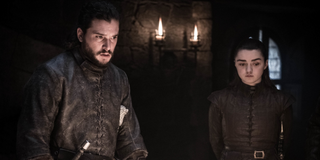 Game of Thrones Kit Harington Jon Snow Maisie Williams Arya Stark HBO