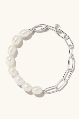 Mejuri Dual Pearl Bracelet 