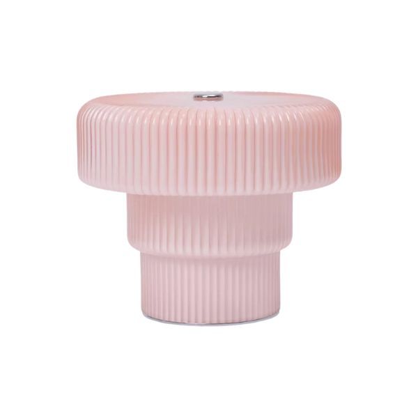 Ripple Glass Portable Lamp - Oat