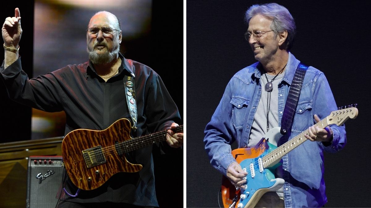 Steve Cropper and Eric Clapton