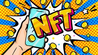 NFT tips: The word NFT designed in a Pop Art style