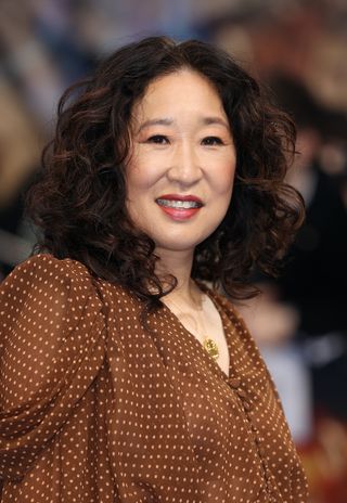 Sandra Oh attends the "Shang-Chi" premiere screening on August 26, 2021 in London, England