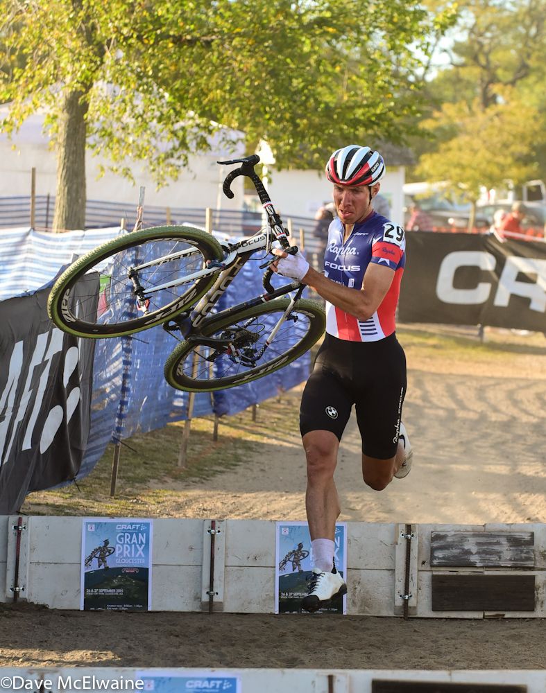 Jeremy Powers (Aspire Racing) alone with less than two laps remaining