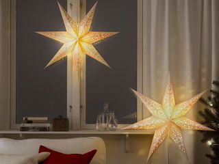 Ikea star shaped lace lamp