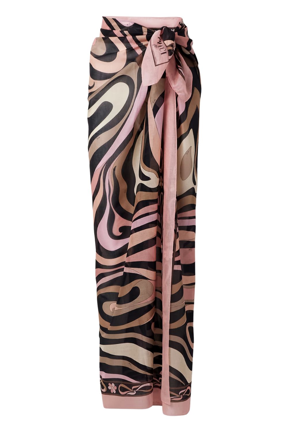 Pucci Printed cotton-voile pareo