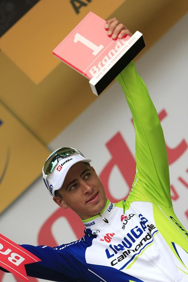 Peter Sagan (Liquigas-Cannondale) further solidified his green jersey lead
