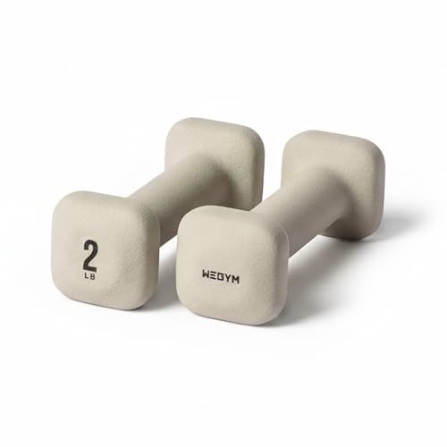 Safegrip Square Dumbbells 2lb Pair