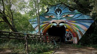 Spreepark Berlin abandoned rollercoaster