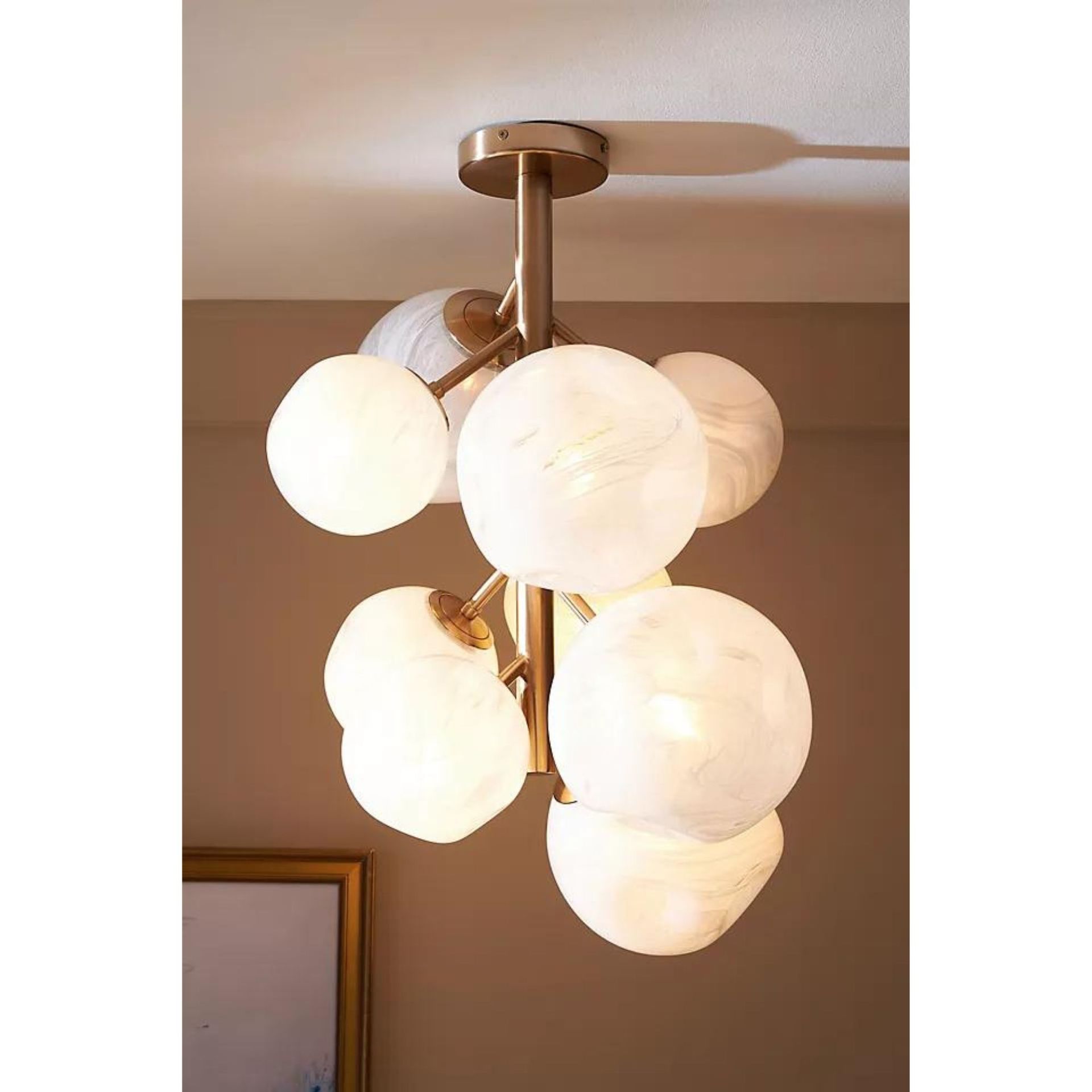 Anthropologie chandelier light