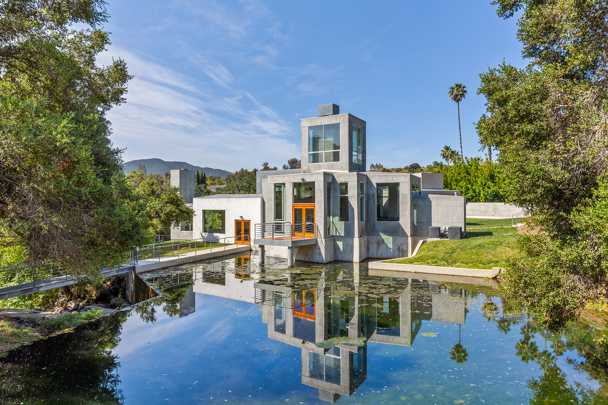 Sirmai-Peterson house, an early Frank Gehry design, with unusual volumes and sculptural composition