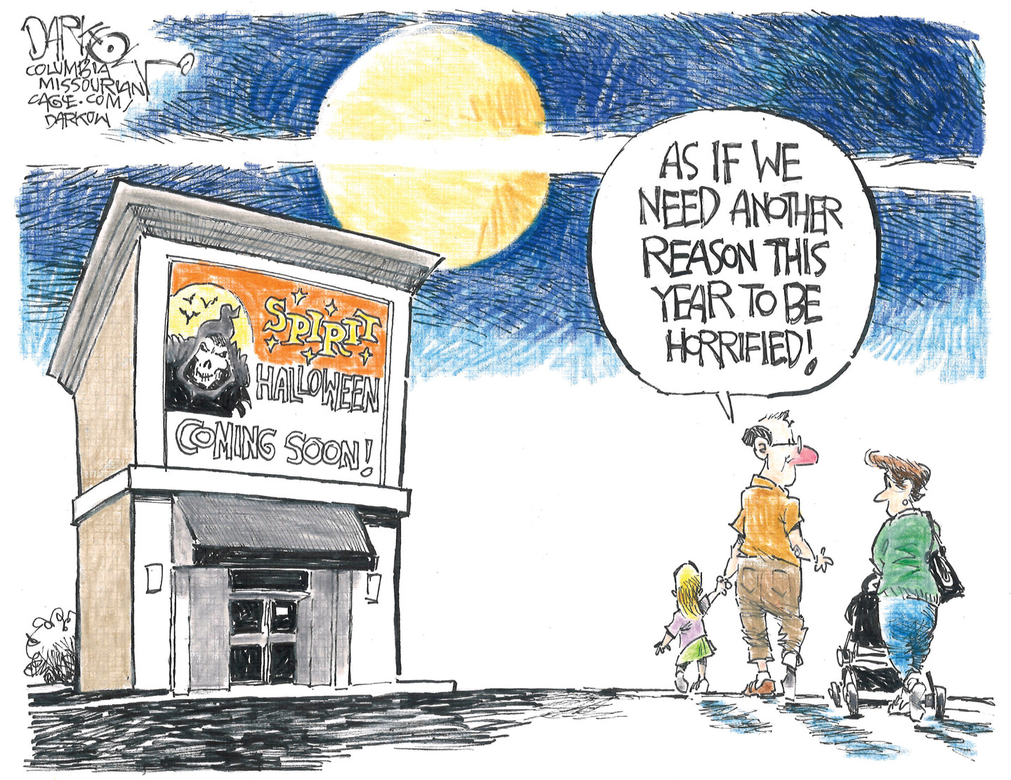 Political cartoon