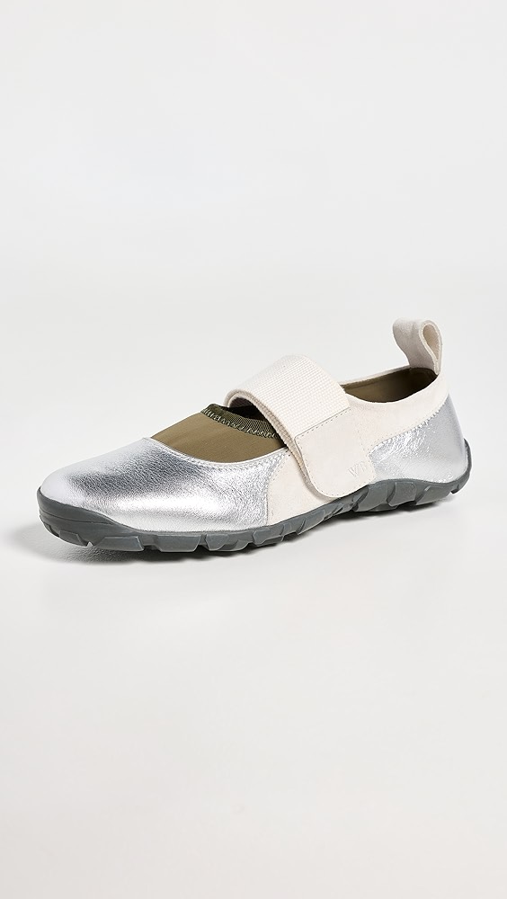 Jewel Mary Jane Sneakers - Silver/ivory