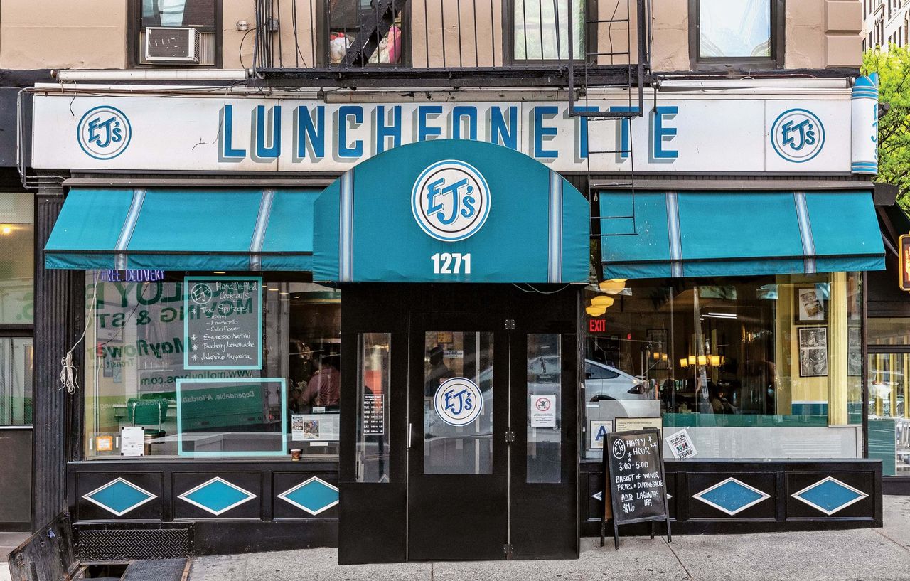 Exterior of EJ's Luncheonette.