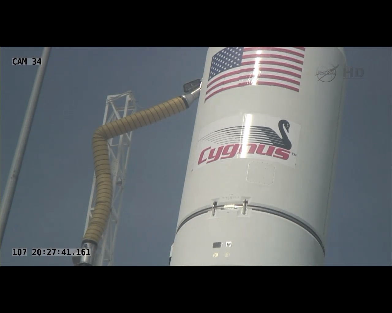Close-Up of Antares Rocket