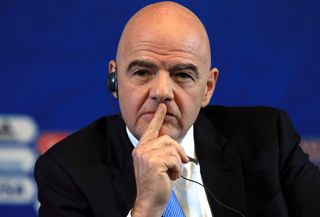 FIFA president Gianni Infantino favours the use of permanent concussion substitutes