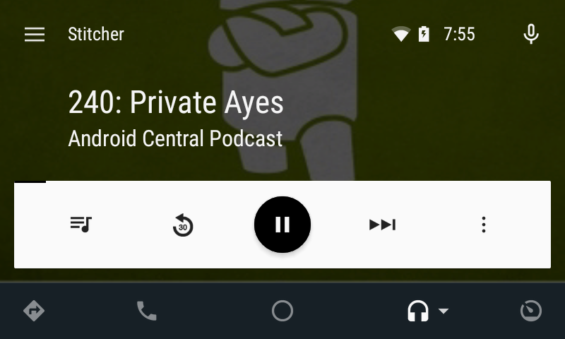 Stitcher on Android Auto