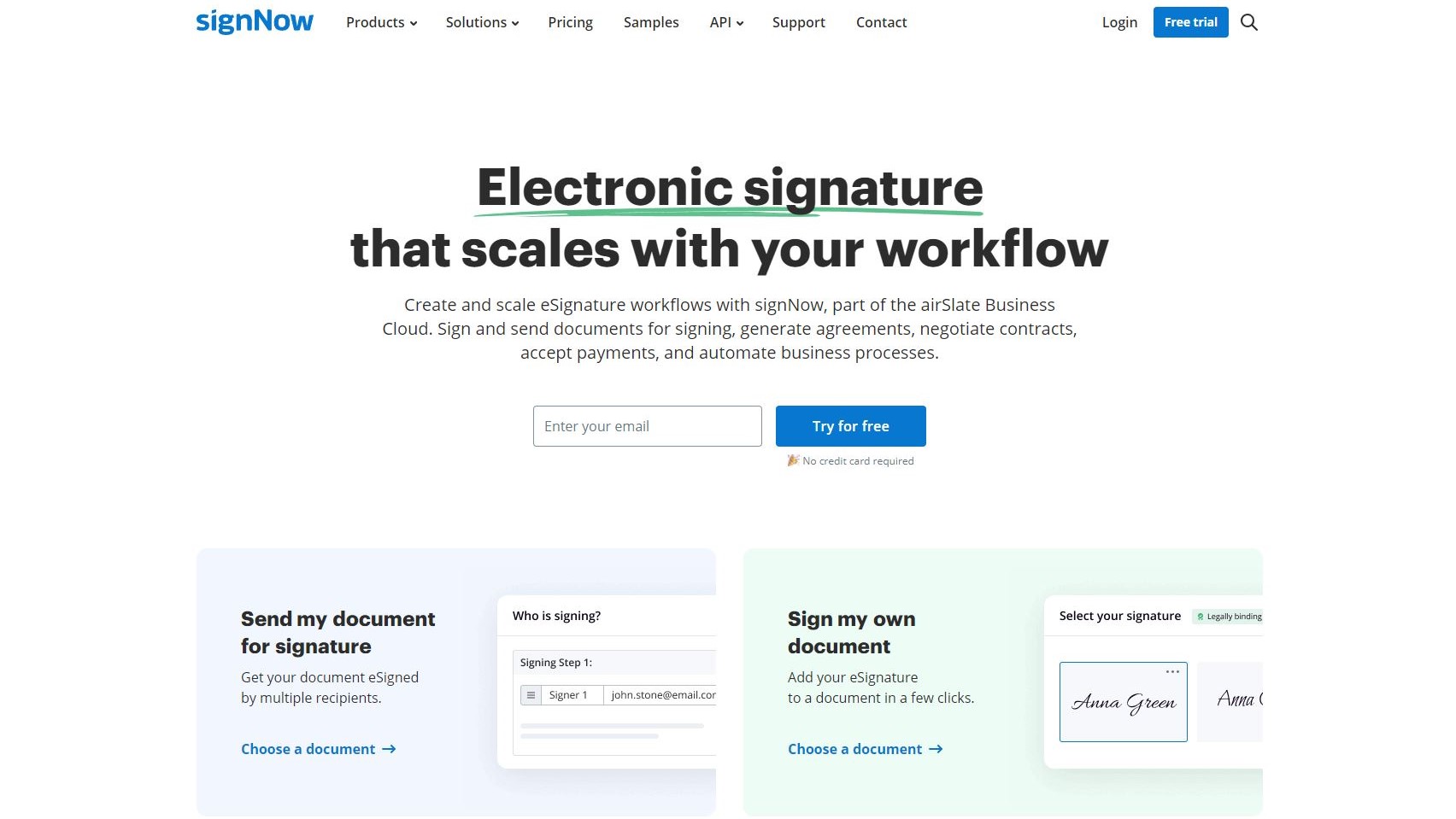 signNow review TechRadar